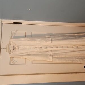 Vintage Marie St. Claire white sleeveless maxi dress. Vintage size 12.